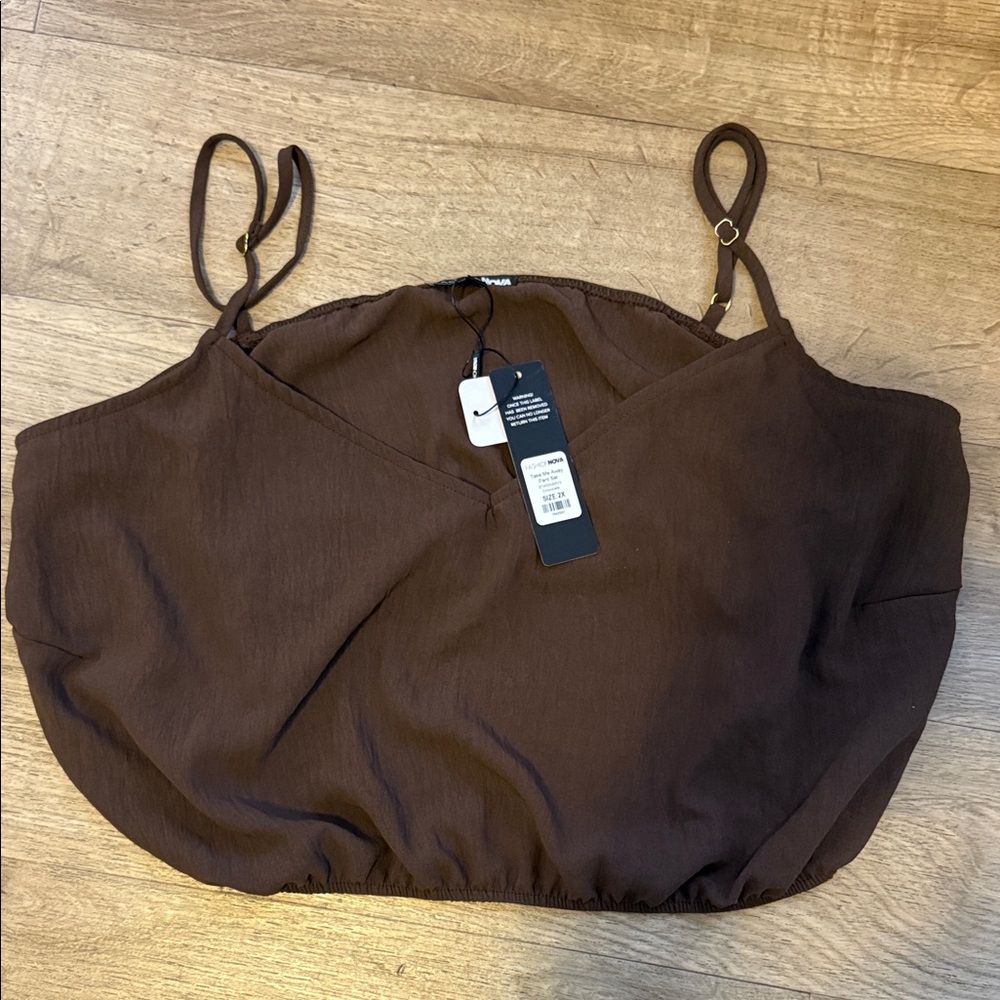 Fashion Nova Chocolate Brown Camisole